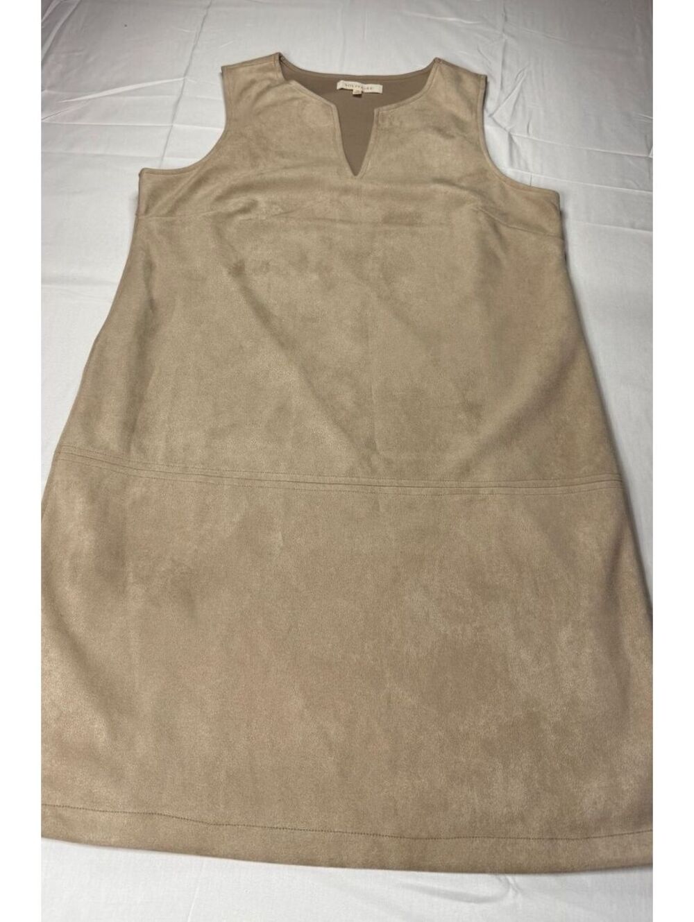 Faux Suede Solitaire Women's Dress Size M
